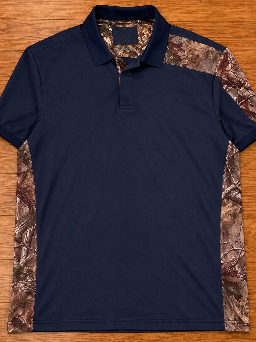 RedHead Men's XL Camo Polo Shirt Navy Performance Hunting Outdoor Short Sleeve